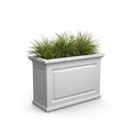 Mayne Nantucket Trough Planter, 36 x 16 x24, White 4847-W